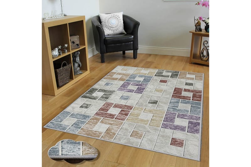 Matte (80 x 150) Homefesto 4, Flerfarget