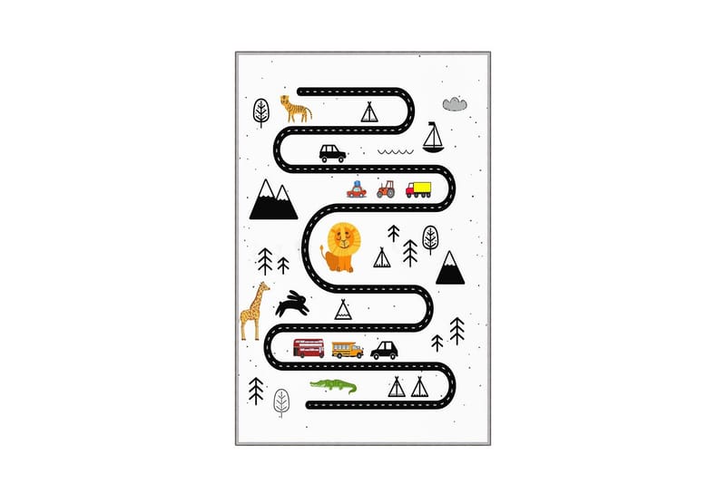 Matte (80 x 150) Homefesto 5 - Flerfarget - Tekstiler & tepper - Teppe & matte - Orientalske tepper - Persisk matte