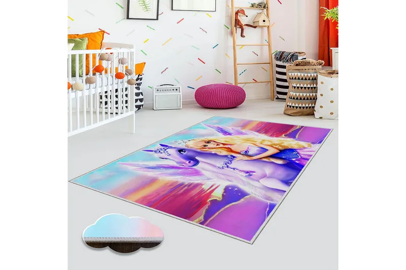 Matte (80 x 200) Homefesto 4, Flerfarget