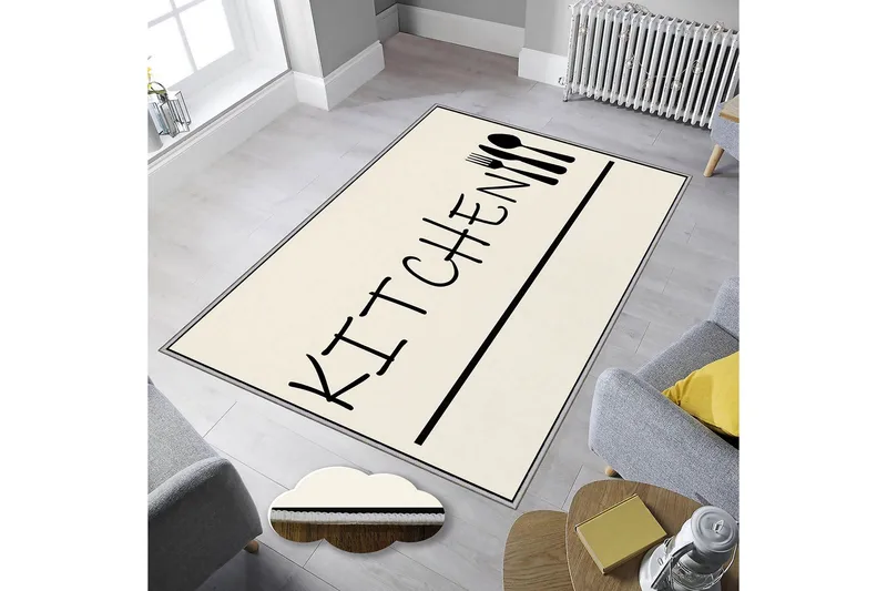Matte (80 x 200) Homefesto 5 - Flerfarget - Tekstiler & tepper - Teppe & matte - Orientalske tepper - Persisk matte