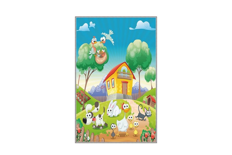 Matte (80 x 200) Homefesto 5 - Flerfarget - Tekstiler & tepper - Teppe & matte - Orientalske tepper - Persisk matte