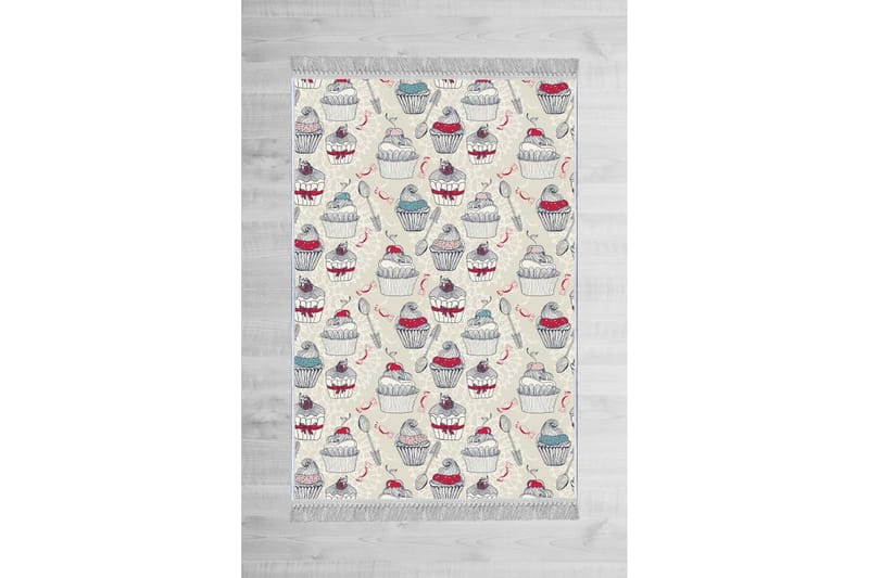 Matte (80x120) Homefesto - Cotton, Flerfarget/Fløyel