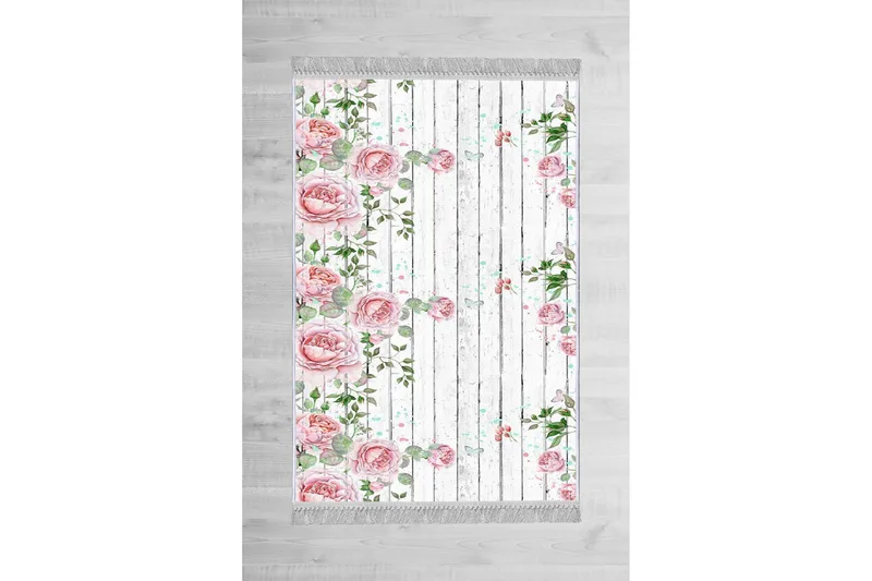 Matte (80x120) Homefesto - Cotton, Flerfarget/Fløyel