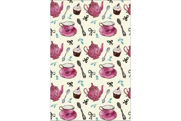 Matte (80x120) Homefesto - Cotton - Flerfarget/Fløyel - Tekstiler & tepper - Teppe & matte - Orientalske tepper - Persisk matte