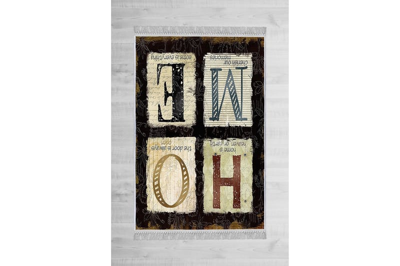 Matte (80x120) Homefesto - Cotton - Flerfarget/Fløyel - Tekstiler & tepper - Teppe & matte - Orientalske tepper - Persisk matte