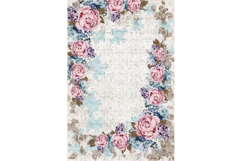 Matte (80x120) Homefesto - Cotton - Flerfarget/Fløyel - Tekstiler & tepper - Teppe & matte - Orientalske tepper - Persisk matte