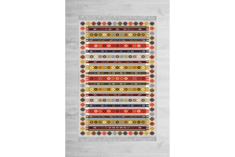 Matte (80x120) Homefesto - Cotton, Flerfarget/Fløyel