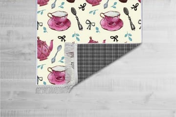 Matte (80x120) Homefesto - Cotton - Flerfarget/Fløyel - Tekstiler & tepper - Teppe & matte - Orientalske tepper - Persisk matte