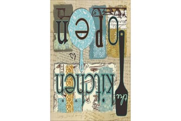 Matte (80x120) Homefesto - Cotton - Flerfarget/Fløyel - Tekstiler & tepper - Teppe & matte - Orientalske tepper - Persisk matte