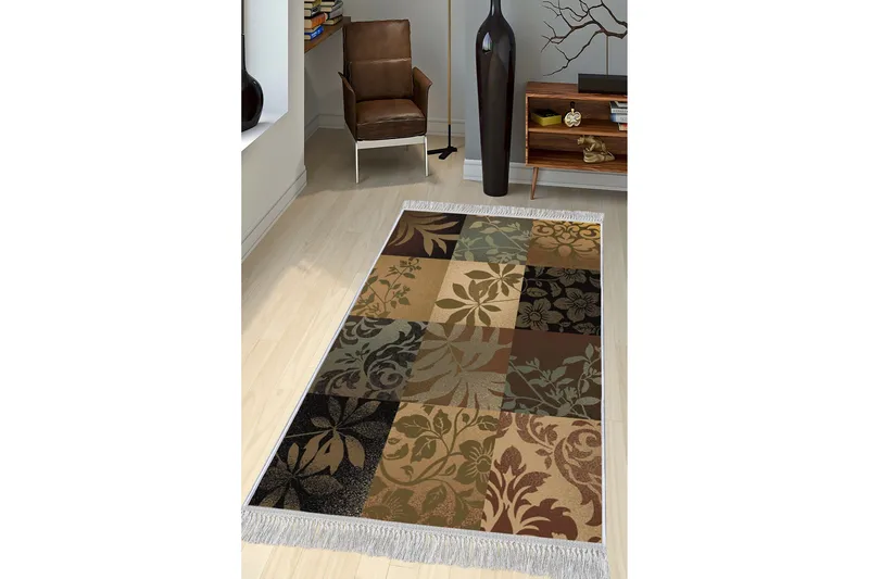 Matte (80x120) Homefesto - Cotton - Flerfarget/Fløyel - Tekstiler & tepper - Teppe & matte - Orientalske tepper - Persisk matte