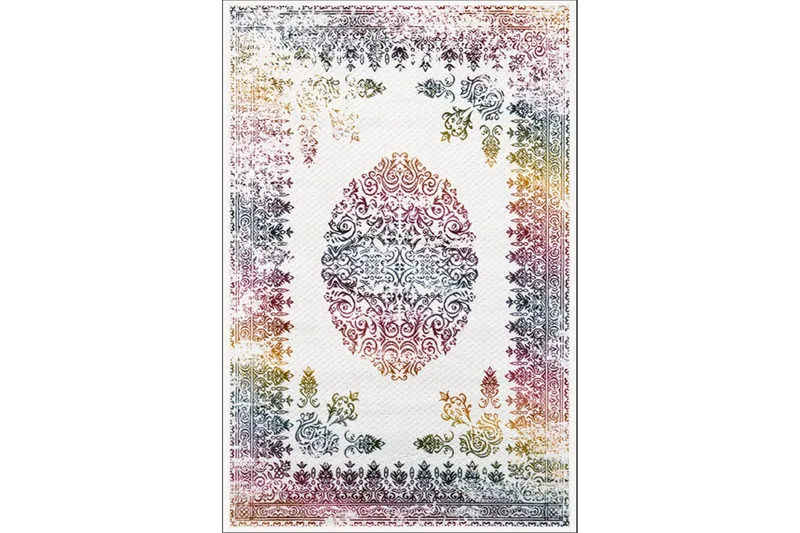 Matte (80x120) Homefesto - Cotton, Flerfarget/Fløyel