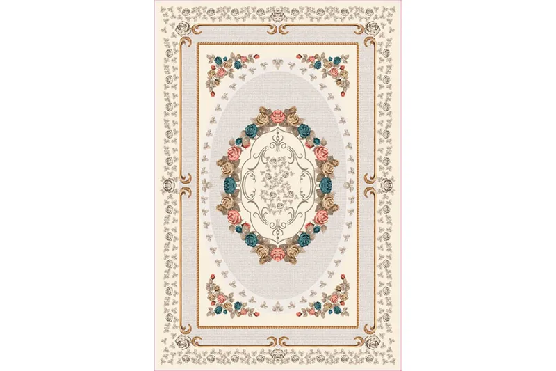 Matte (80x120) Homefesto - Cotton - Flerfarget/Fløyel - Tekstiler & tepper - Teppe & matte - Orientalske tepper - Persisk matte