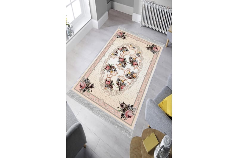 Matte (80x120) Homefesto - Cotton - Flerfarget/Fløyel - Tekstiler & tepper - Teppe & matte - Orientalske tepper - Persisk matte