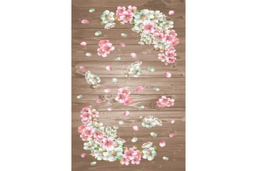 Matte (80x120) Homefesto - Cotton - Flerfarget/Fløyel - Tekstiler & tepper - Teppe & matte - Orientalske tepper - Persisk matte