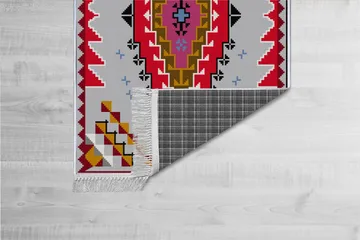 Matte (80x120) Homefesto - Cotton - Flerfarget/Fløyel - Tekstiler & tepper - Teppe & matte - Orientalske tepper - Persisk matte