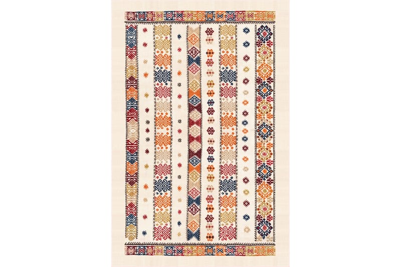 Matte (80x150) Homefesto - Cotton, Flerfarget/Fløyel