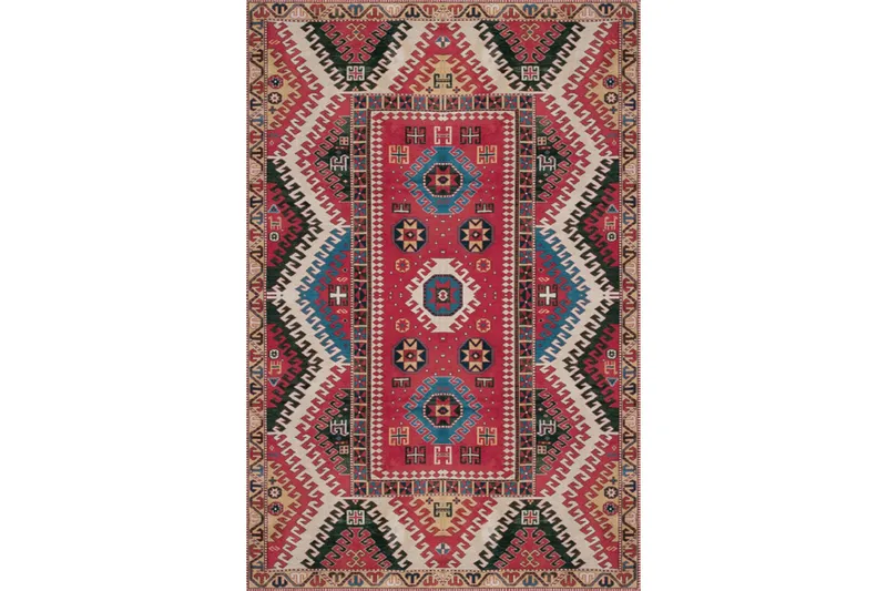 Matte (80x150) Homefesto - Cotton - Flerfarget/Fløyel - Tekstiler & tepper - Teppe & matte - Orientalske tepper - Persisk matte