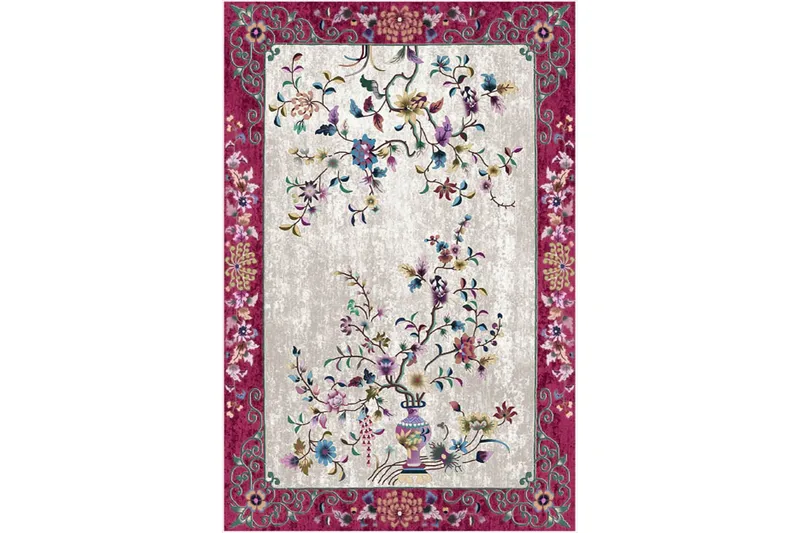 Matte (80x150) Homefesto - Cotton - Flerfarget/Fløyel - Tekstiler & tepper - Teppe & matte - Orientalske tepper - Persisk matte