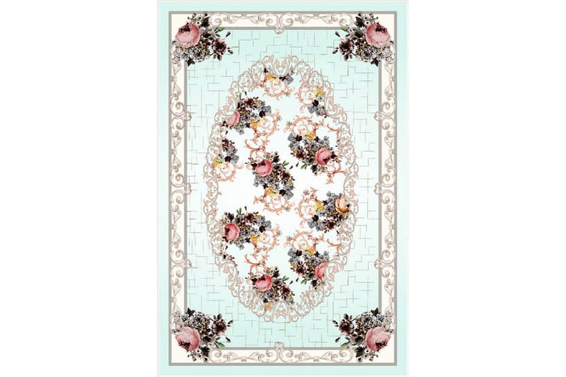 Matte (80x150) Homefesto - Cotton - Flerfarget/Fløyel - Tekstiler & tepper - Teppe & matte - Orientalske tepper - Persisk matte