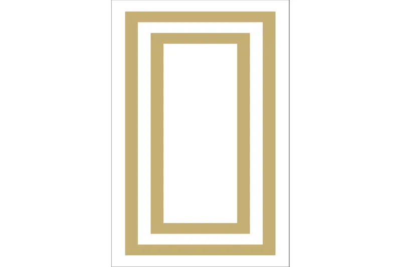 Matte (80x150) Homefesto - Cotton, Flerfarget/Fløyel