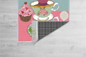 Matte (80x200) Homefesto - Cotton - Flerfarget/Fløyel - Tekstiler & tepper - Teppe & matte - Orientalske tepper - Persisk matte