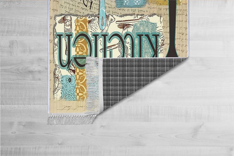 Matte (80x200) Homefesto - Cotton - Flerfarget/Fløyel - Tekstiler & tepper - Teppe & matte - Orientalske tepper - Persisk matte