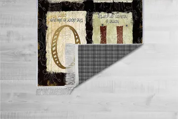 Matte (80x200) Homefesto - Cotton - Flerfarget/Fløyel - Tekstiler & tepper - Teppe & matte - Orientalske tepper - Persisk matte