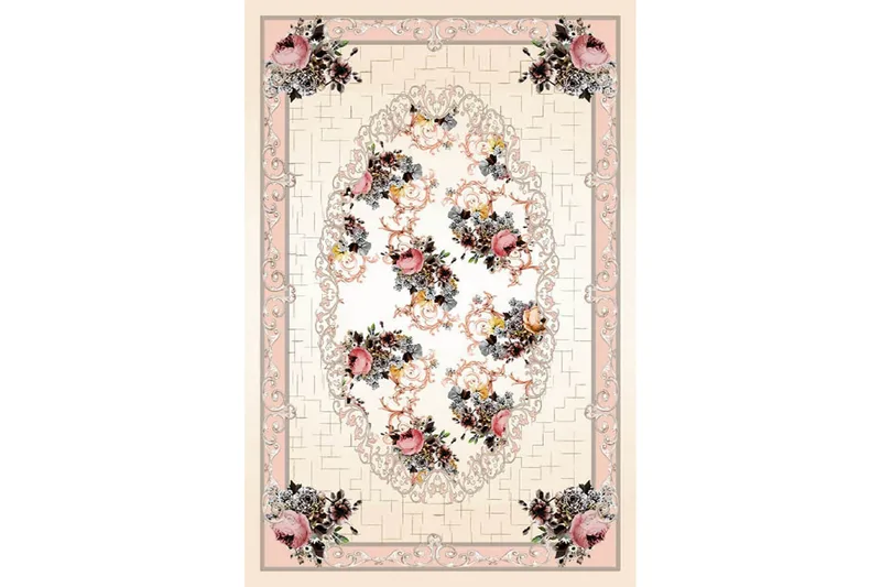 Matte (80x200) Homefesto - Cotton - Flerfarget/Fløyel - Tekstiler & tepper - Teppe & matte - Orientalske tepper - Persisk matte