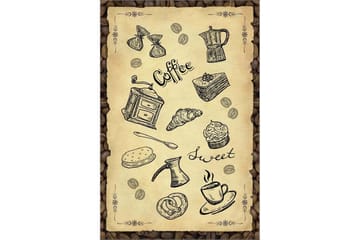 Matte (80x200) Homefesto - Cotton - Flerfarget/Fløyel - Tekstiler & tepper - Teppe & matte - Orientalske tepper - Persisk matte