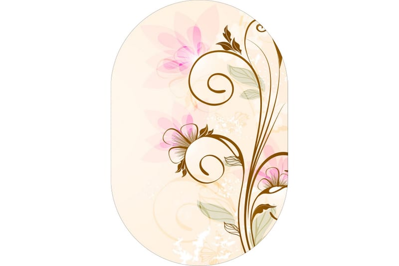 Matte (80x200) Homefesto - Cotton, Flerfarget/Fløyel