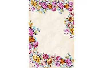 Matte (80x300) Homefesto - Cotton - Flerfarget/Fløyel - Tekstiler & tepper - Teppe & matte - Orientalske tepper - Persisk matte