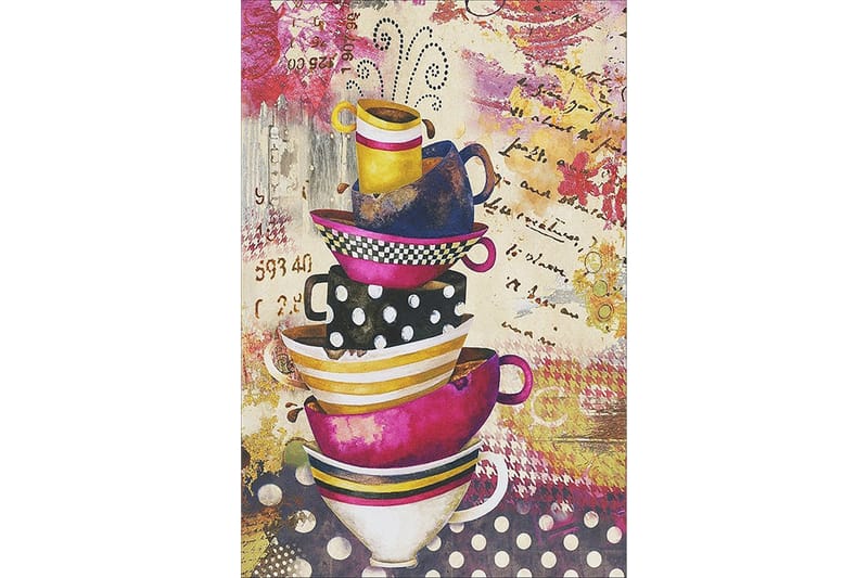 Matte (80x300) Homefesto - Cotton, Flerfarget/Fløyel