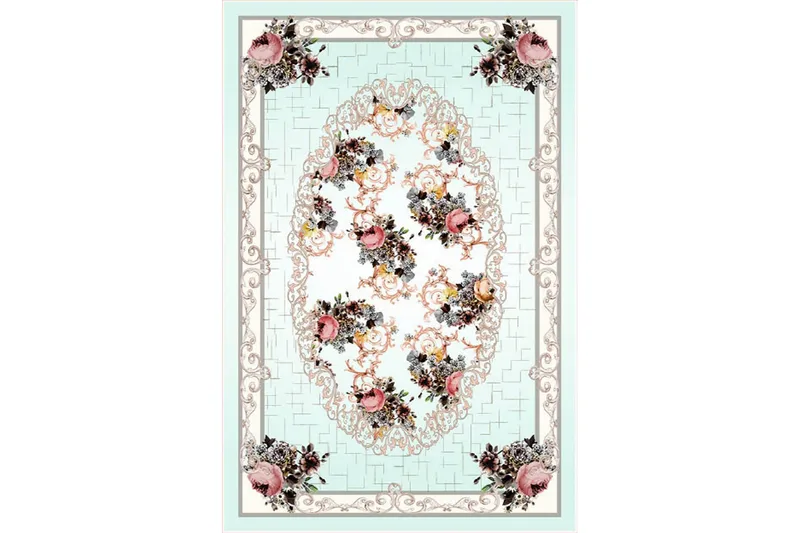 Matte (80x300) Homefesto - Cotton - Flerfarget/Fløyel - Tekstiler & tepper - Teppe & matte - Orientalske tepper - Persisk matte