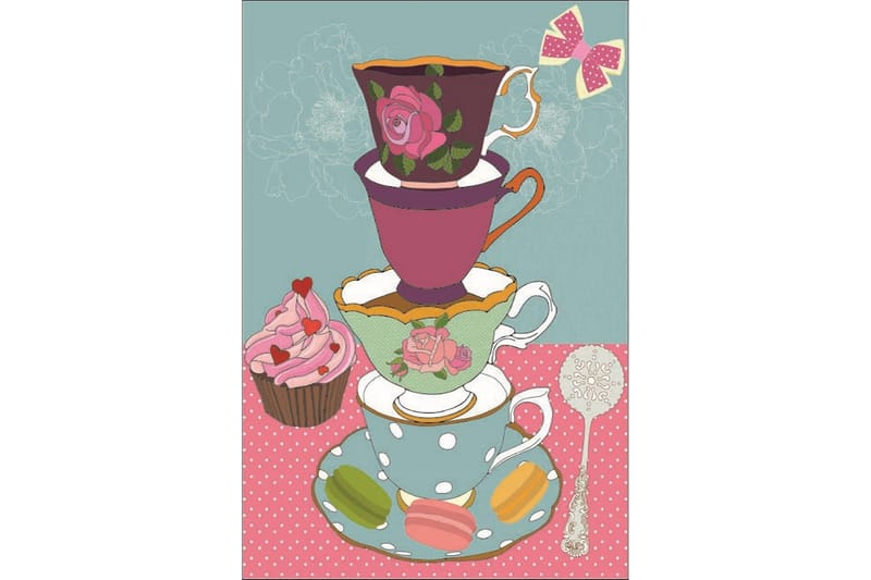 Matte (80x300) Homefesto - Cotton - Flerfarget/Fløyel - Tekstiler & tepper - Teppe & matte - Orientalske tepper - Persisk matte