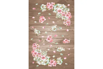 Matte (80x300) Homefesto - Cotton - Flerfarget/Fløyel - Tekstiler & tepper - Teppe & matte - Orientalske tepper - Persisk matte