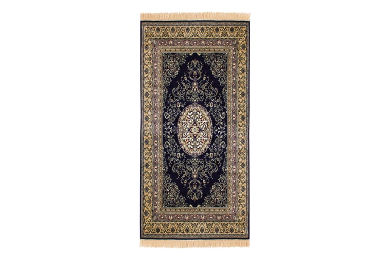 Matte Casablanca Medallion 80x250 - Marineblå - Persisk matte - Orientalske tepper