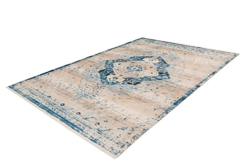 Matte Gandeer Lond Créme/Blå 120x170 cm - D-Sign - Persisk matte - Orientalske tepper