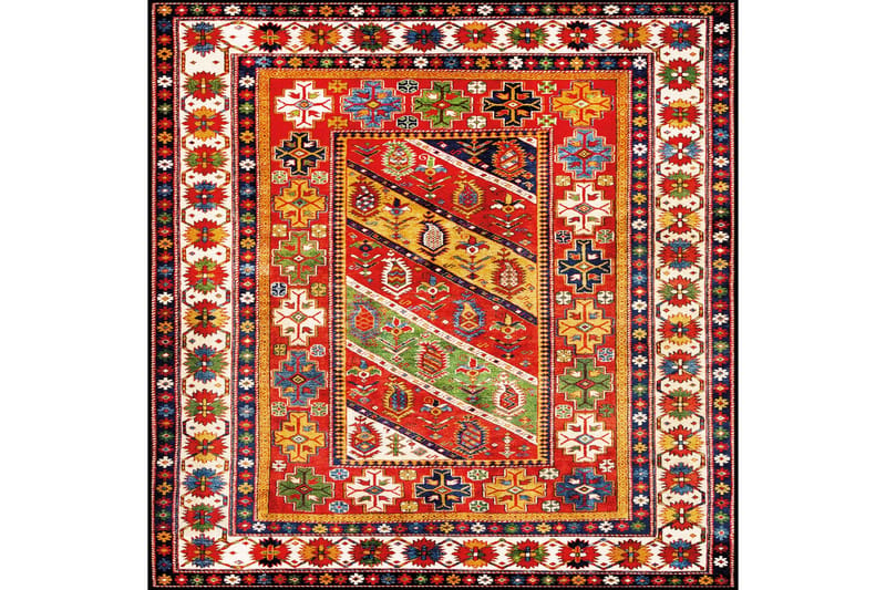 Matte Homefesto 100x200 cm - Multifarge - Persisk matte - Orientalske tepper