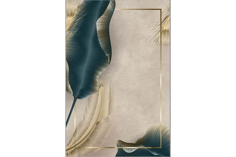 Matte Homefesto 100x200 cm - Multifarge/Fløyel - Persisk matte - Orientalske tepper