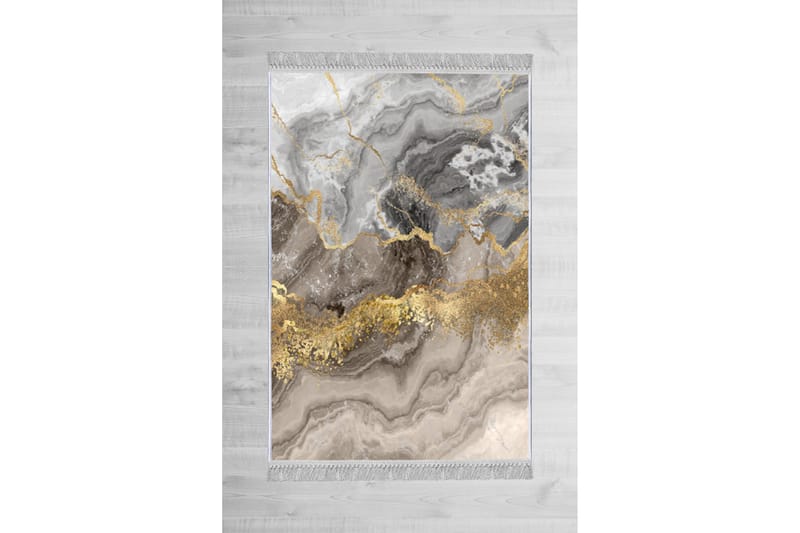 Matte Homefesto 100x300 cm - Multifarge/Fløyel - Persisk matte - Orientalske tepper