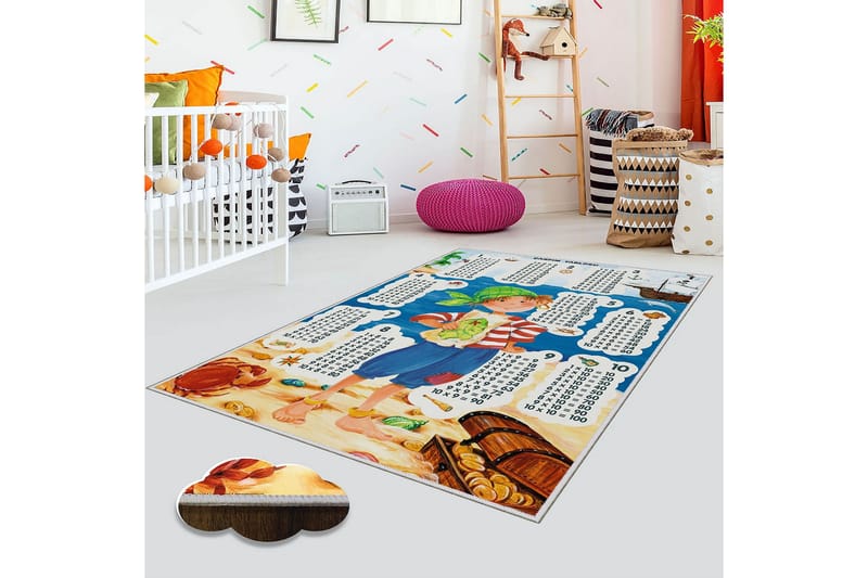 Matte Homefesto 80x120 cm - Multifarge - Tekstiler & tepper - Teppe & matte - Orientalske tepper - Persisk matte