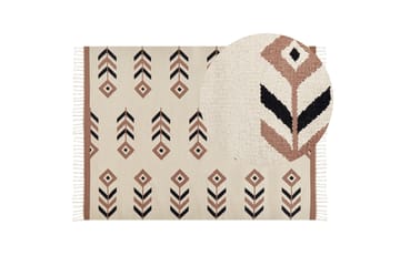 Niavan Kelimteppe 140x200 cm - Beige - Tekstiler & tepper - Teppe & matte - Orientalske tepper - Kelimtepper