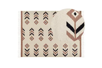 Niavan Kelimteppe 160x230 cm - Beige - Tekstiler & tepper - Teppe & matte - Orientalske tepper - Kelimtepper