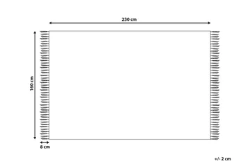 Niavan Kelimteppe 160x230 cm - Beige - Tekstiler & tepper - Teppe & matte - Orientalske tepper - Kelimtepper