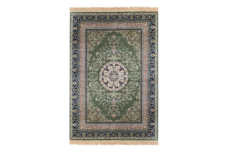 Orientalsk Matte Casablanca Medallion 160x230 - Grønn - Orientalske tepper - Persisk matte