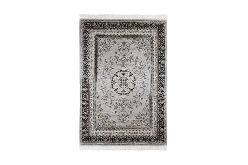 Orientalsk Matte Casablanca Medallion 160x230 - Sølv - Persisk matte - Orientalske tepper