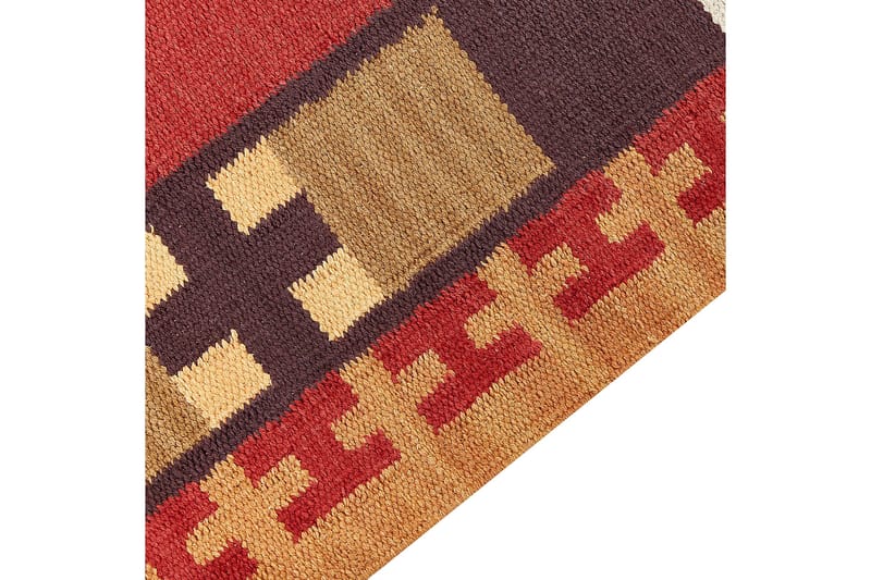 Parakar Kelimteppe 140x200 cm - Rød - Tekstiler & tepper - Teppe & matte - Orientalske tepper - Kelimtepper