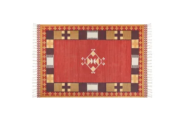 Parakar Kelimteppe 200x300 cm - Rød - Tekstiler & tepper - Teppe & matte - Orientalske tepper - Kelimtepper