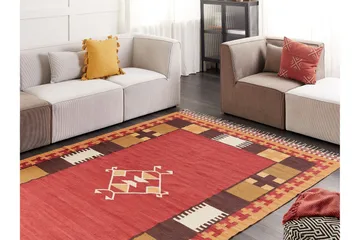 Parakar Kelimteppe 200x300 cm - Rød - Tekstiler & tepper - Teppe & matte - Orientalske tepper - Kelimtepper