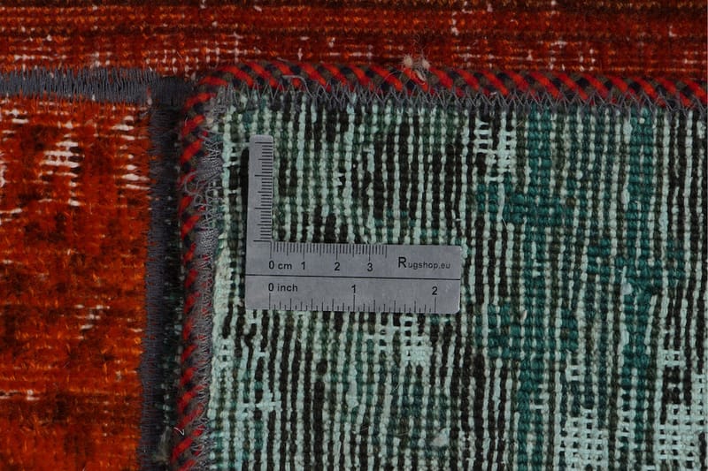 Håndknyttet Lappeteppe Ull/Garn Flerfarget 181x241 cm - Flerfarget - Patchwork tepper